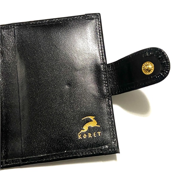Koret Black Leather Wallet/ card holder - Picture 4 of 8